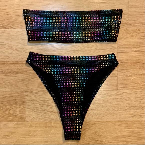 (SOLD) Tasteful Girl Disco Rave Set - Picture 2 of 4